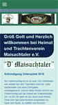 Mobile Screenshot of maisachtaler.de